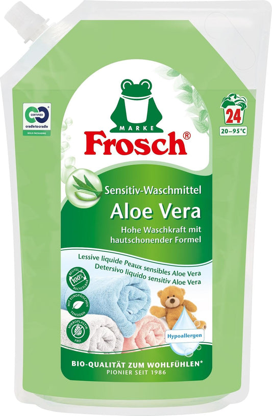 Frosch Flüssig Waschmittel Sensitiv Aloe Vera 1800 ml